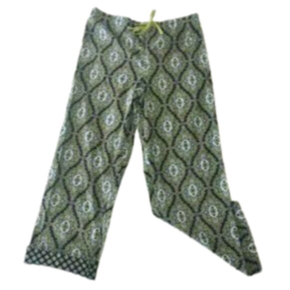 Vera Bradley Large Pajama / Lounge Pants Soft Corduroy Retired Pattern, EUC - Picture 1 of 8